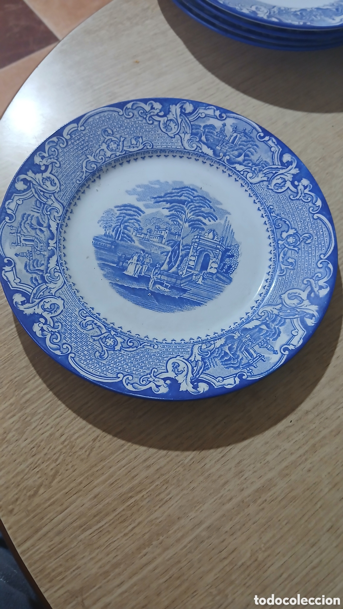 Antig&uuml;edades: Plato cartuja de sevilla - Foto 3