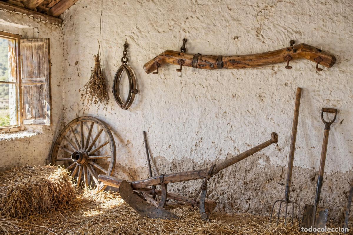 Antiguidades: Yugo, (restaurado) transformado a perchero