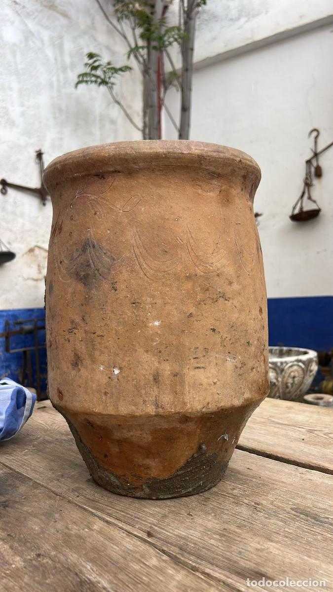 Antig&uuml;edades: TINAJA ANTIGUA PEQUE&Ntilde;A DE LA SOLANA CIUDAD REAL DE 39 CMS. DE ALTURA