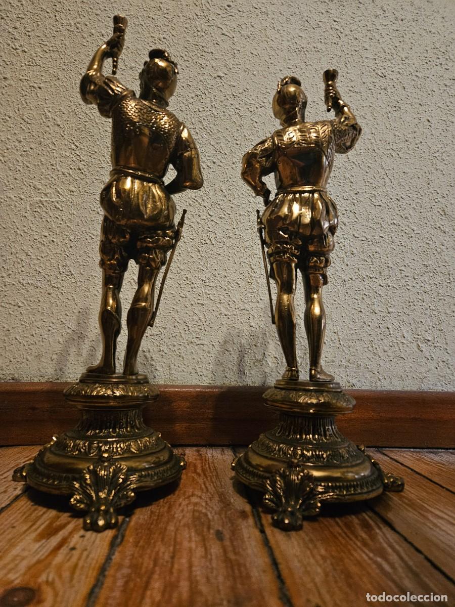Antig&uuml;edades: candelabros de bronce - Foto 2