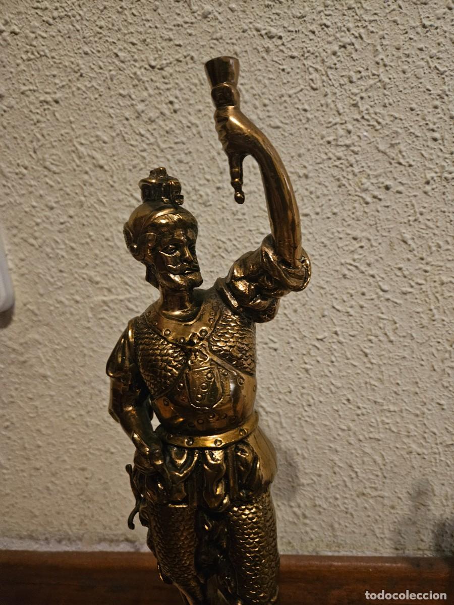 Antig&uuml;edades: candelabros de bronce - Foto 3