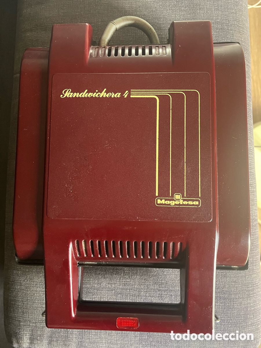 Oggetti Antichi: Sandwichera Vintage MAGEFESA SW-4 - 4 Cavidades - 1300W - Made in Spain - Retro