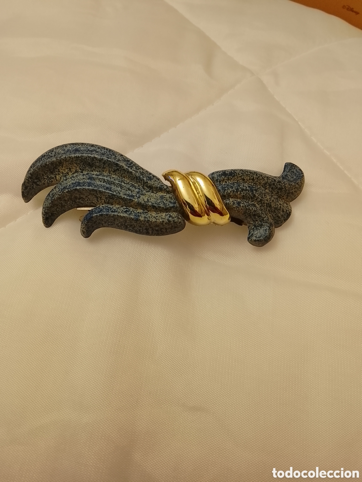 Antig&uuml;edades: Antiguo prendedor del pelo .Tiene broche franc&eacute;s .Mide 10 cfnt