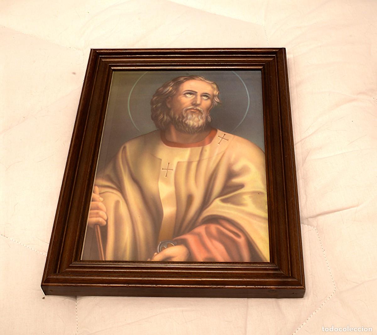 Antig&uuml;edades: L&Aacute;MINA ENMACADA DE SAN PEDRO 21X29 cm. Nuevo