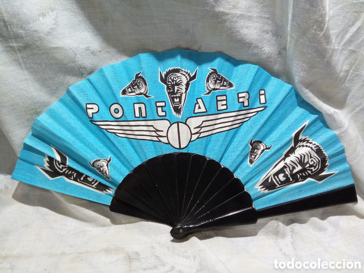 Antig&uuml;edades: ABANICO DE LA DISCOTECA PONTAERI , RUTA DEL BAKALAO, VALENCIA