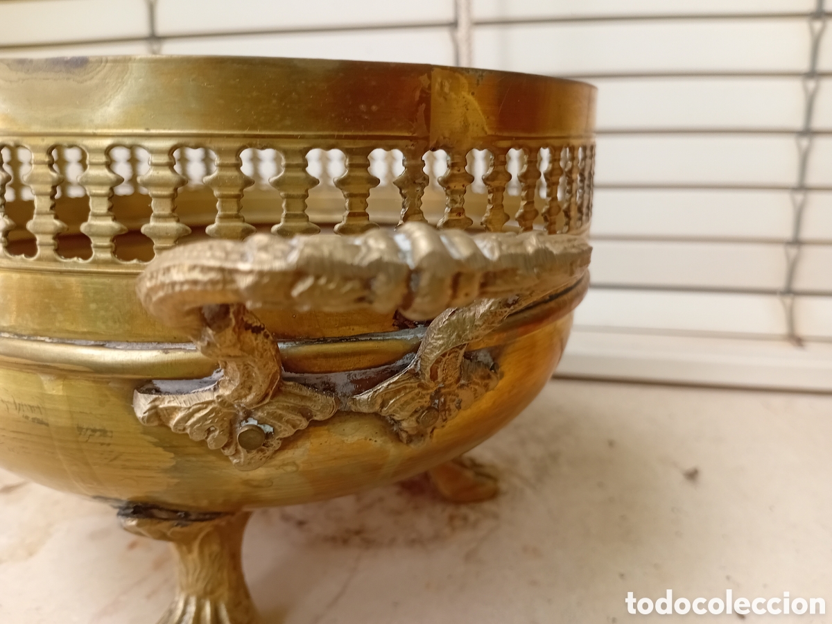 Antig&uuml;edades: CENTRO DE MESA MACETERO - Foto 2