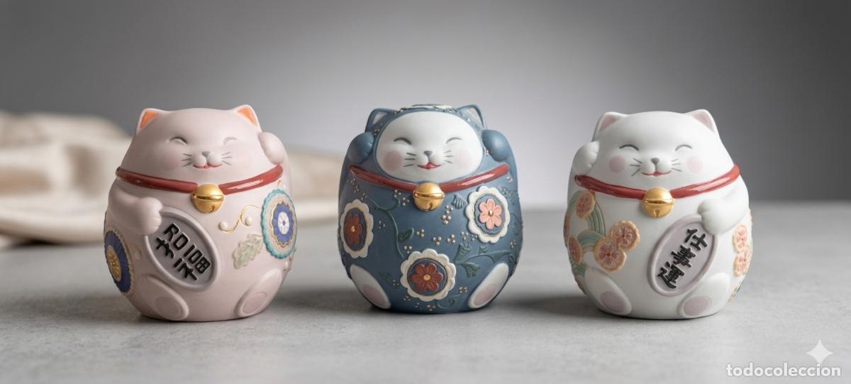 Antig&uuml;edades: Colecci&oacute;n Tr&iacute;o Maneki Neko LLADR&Oacute; l, ll y lll