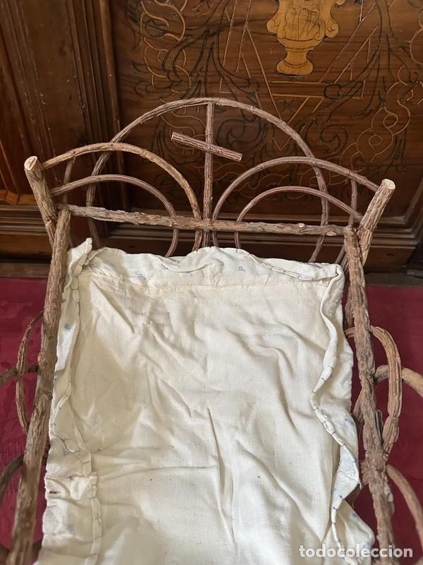 Antig&uuml;edades: CUNA PARA NI&Ntilde;O JES&Uacute;S DE GRAN TAMA&Ntilde;O, DE MADERA