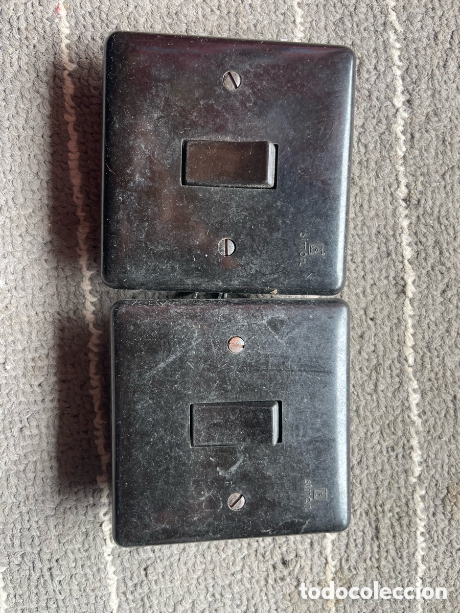 Antig&uuml;edades: Interruptores Baquelita Sim&oacute;n