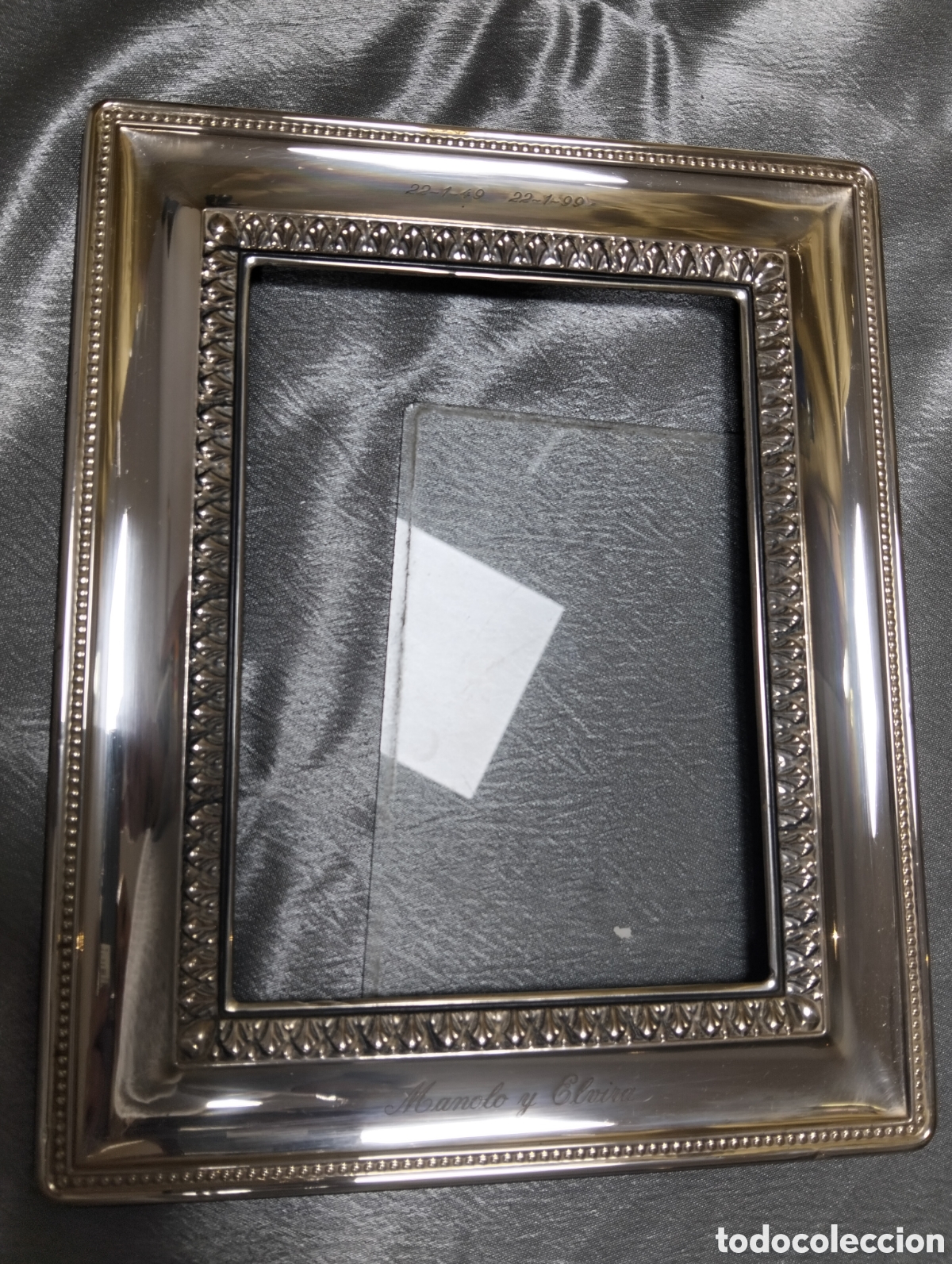 Antig&uuml;edades: Marco de fotos plata 925.