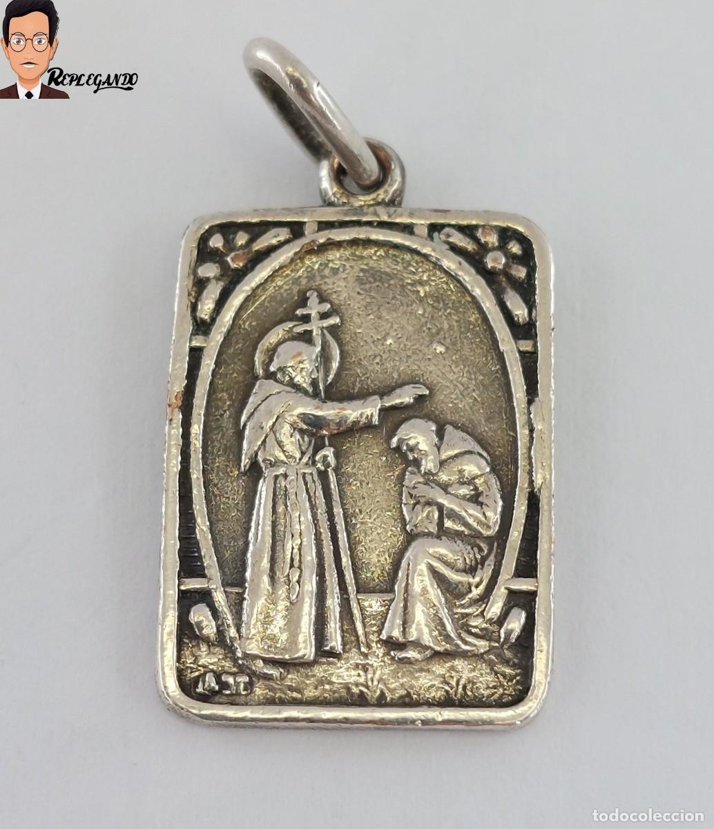 Antig&uuml;edades: SAN FRANCISCO DE AS&Iacute;S (BENDICI&Oacute;N) : MEDALLA RELIGIOSA ORACI&Oacute;N EL SE&Ntilde;OR TE BENDIGA - A&Ntilde;OS 60/70