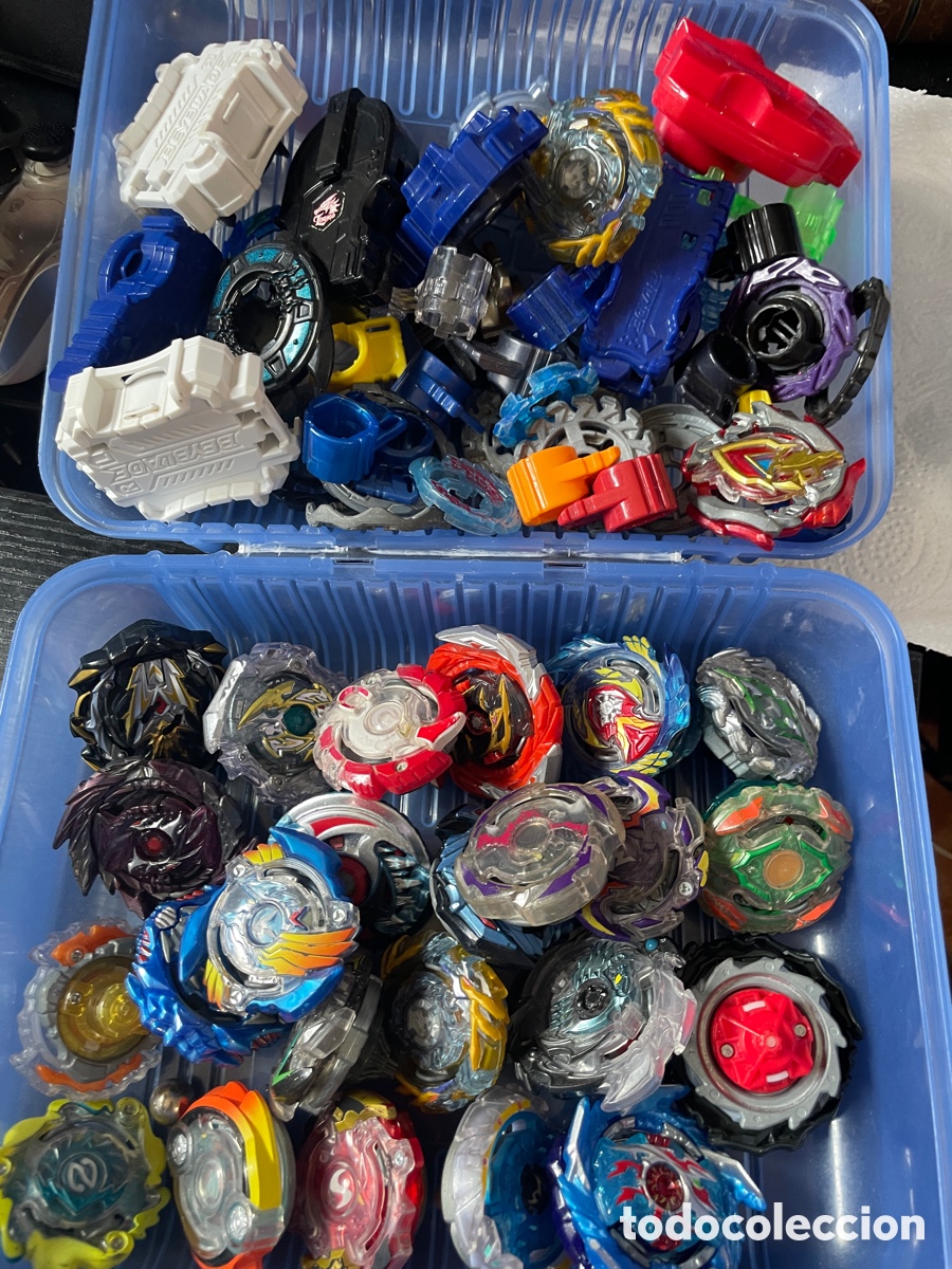 Antig&uuml;edades: Lote beyblades antiguos vintage takara tomy original