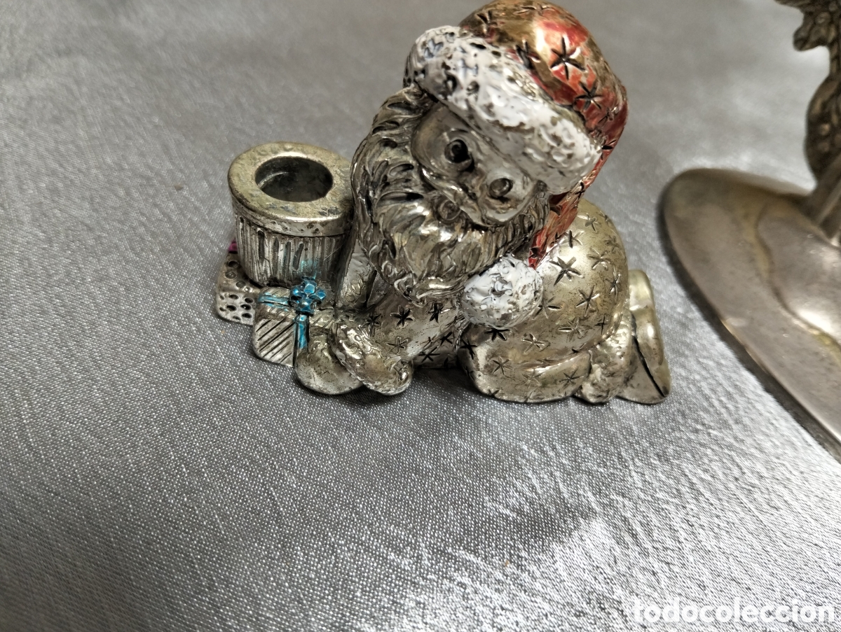 Antig&uuml;edades: Adornos Navidad metales - Foto 2