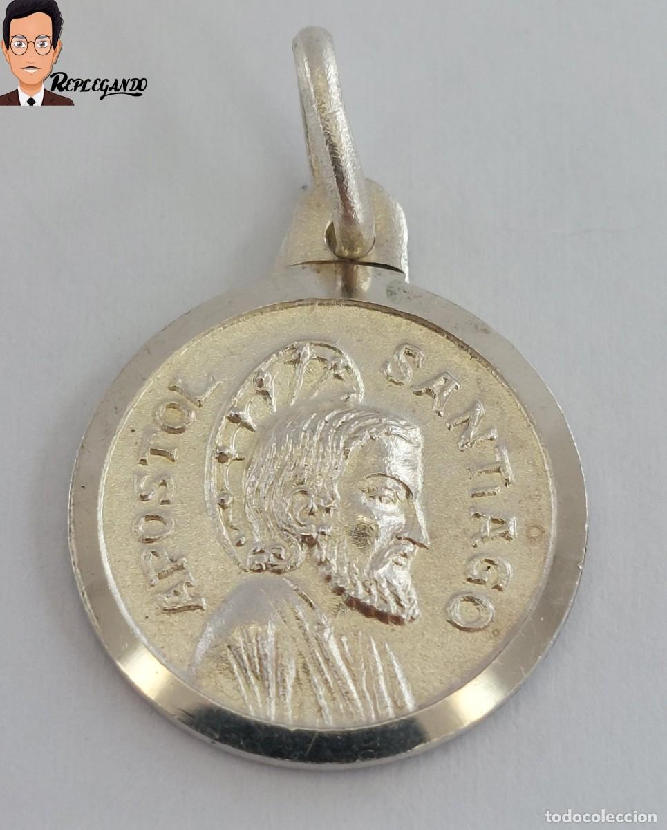 Antig&uuml;edades: SANTIAGO AP&Oacute;STOL MEDALLA PLATA 925 : A&Ntilde;O SANTO 1999 : CATEDRAL SANTIAGO DE COMPOSTELA : CAMINO