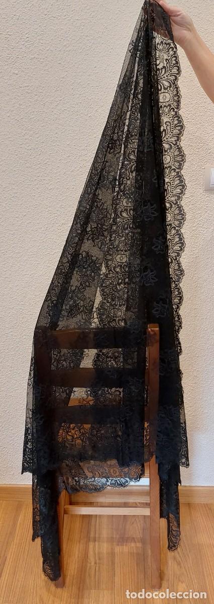Antig&uuml;edades: # MANTILLA NEGRA ENCAJE SEMANA SANTA (NUEVO)