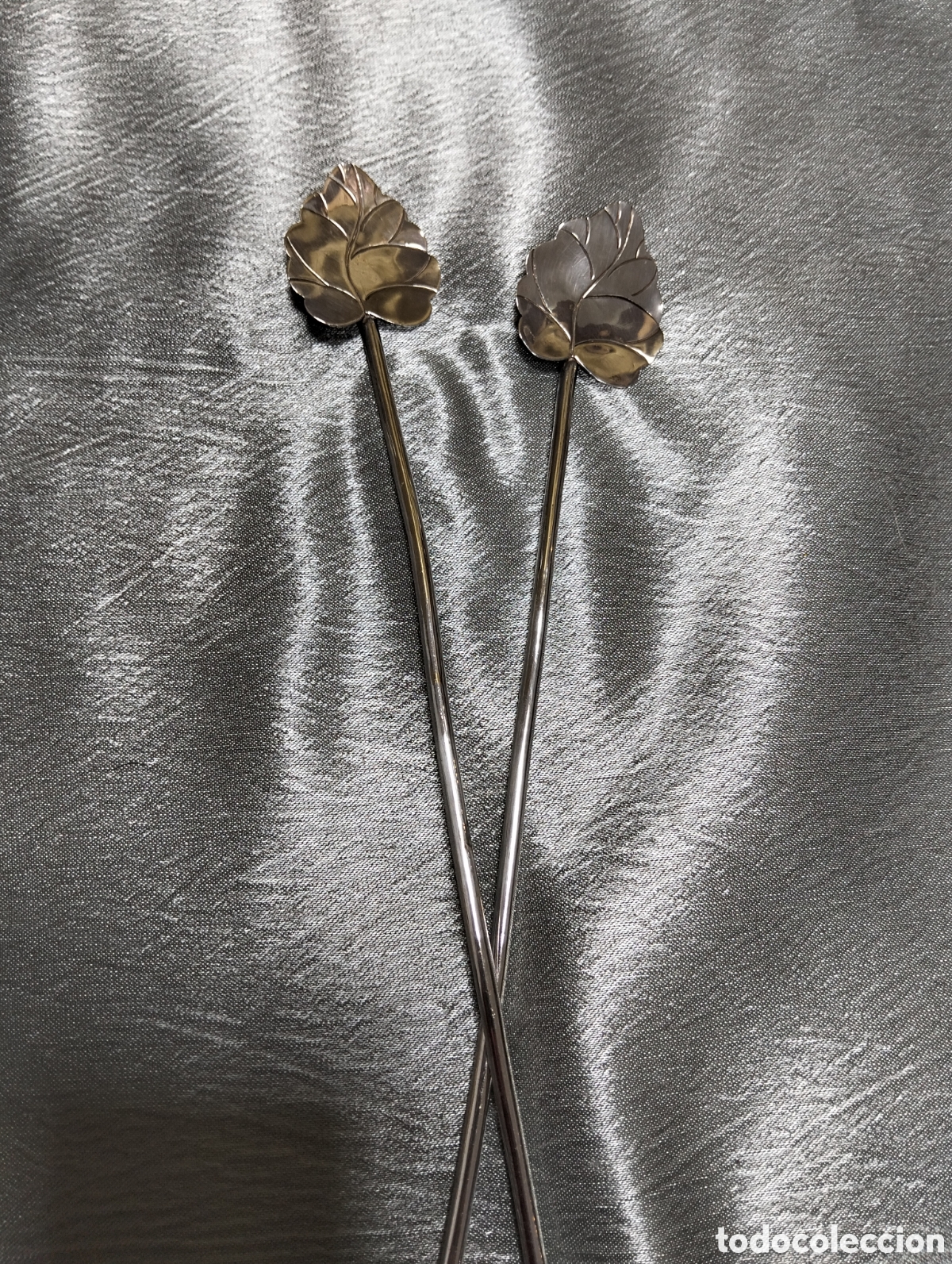 Antig&uuml;edades: Cuchara de cocktail Plata mexicana