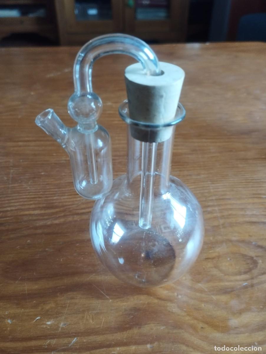 Antig&uuml;edades: Frasco lavador de gases (o frasco de Drechsel)