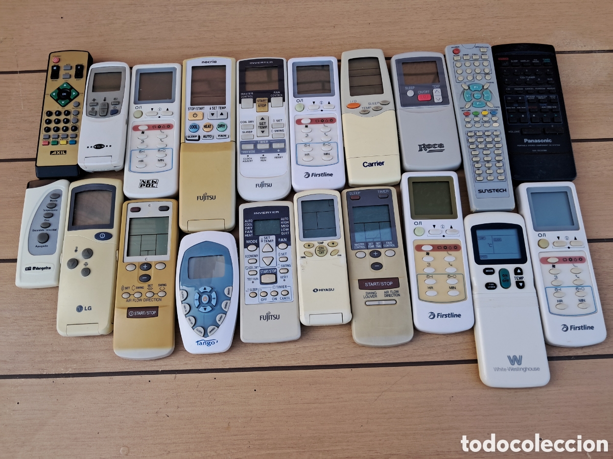 Antig&uuml;edades: LOTE DE MANDOS PARA AIRE ACONDICIONADO