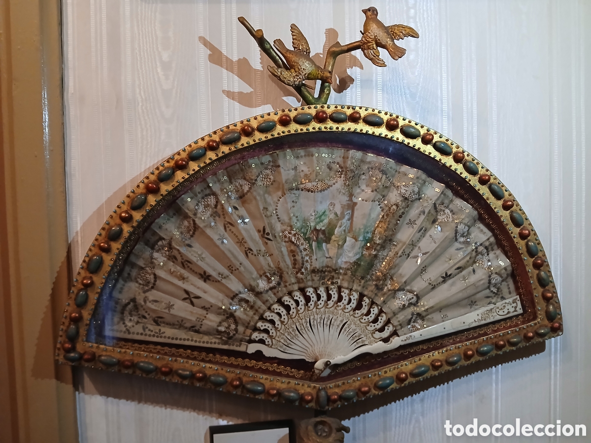 Antig&uuml;edades: Abanico en abaniquera - Foto 2