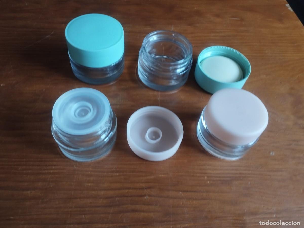 Antig&uuml;edades: Tarros para muestras en laboratorios, ideales para fraccionar y transportar productos de belleza
