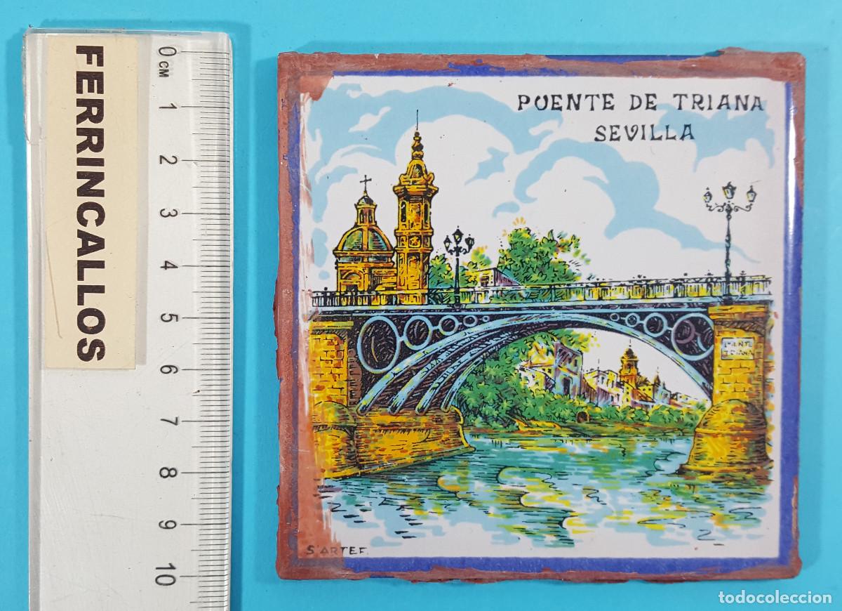 Antig&uuml;edades: BALDOSIN PUENTE DE TRIANA SEVILLA, S'ARTEF, BALDOSA