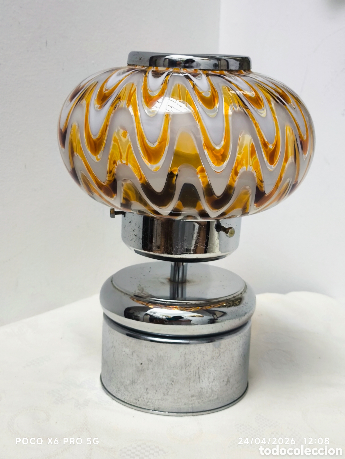 Antig&uuml;edades: Lampara Murano vintage Mid Century