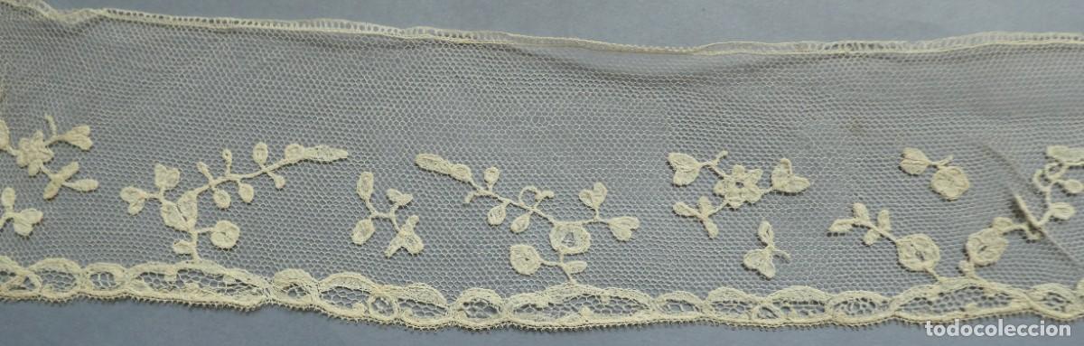 Antig&uuml;edades: ANTIGUO ENCAJE DE BRUSELAS S.XIX