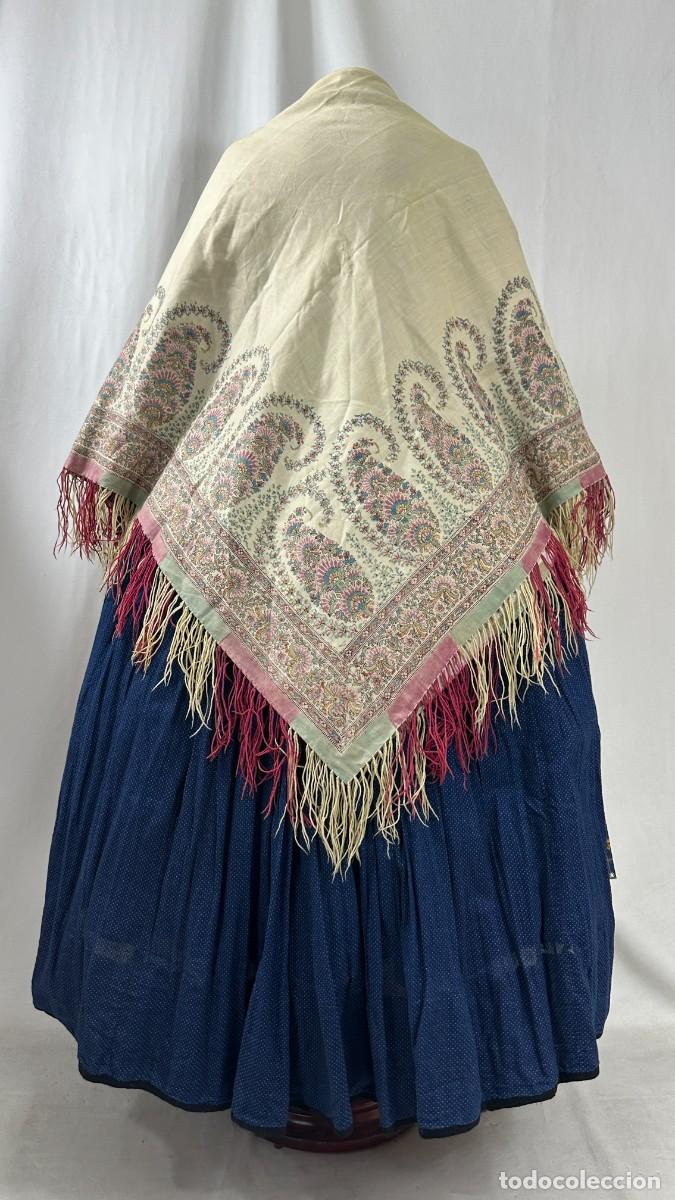 Antig&uuml;edades: Antiguo mant&oacute;n de merino fino, rosa.