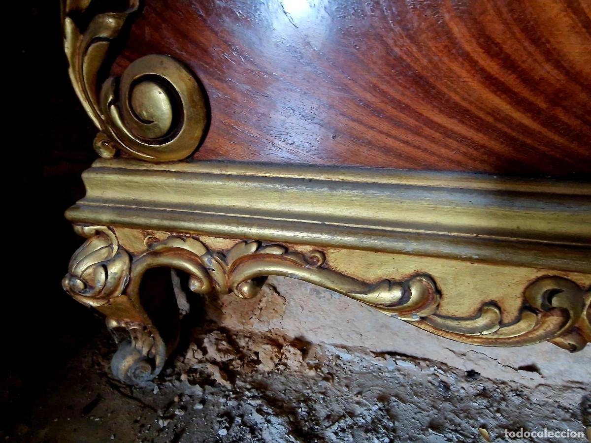 Antig&uuml;edades: Cabecero y Piecero Estilo Luis XV 150cm - Foto 4