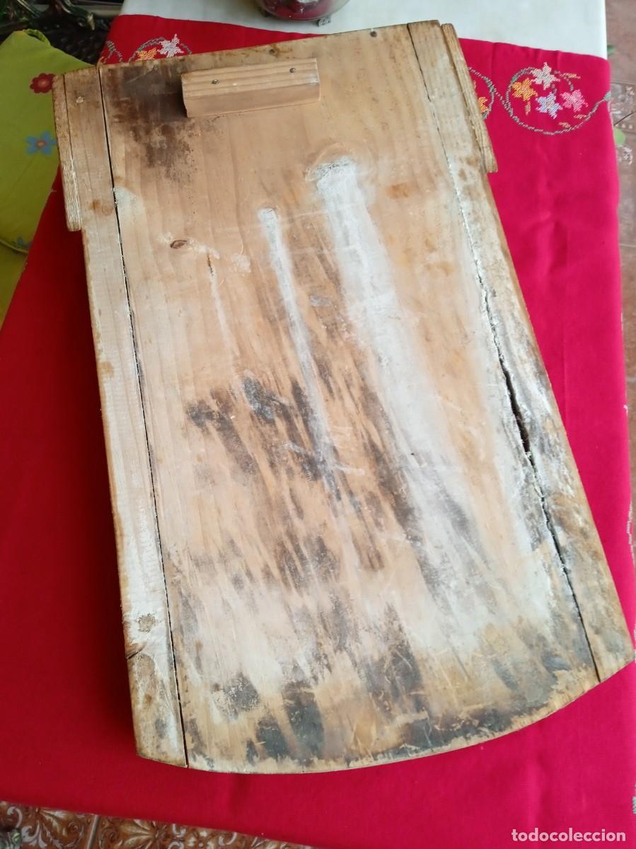 Antig&uuml;edades: Tabla de lavar antigua de madera - Foto 5