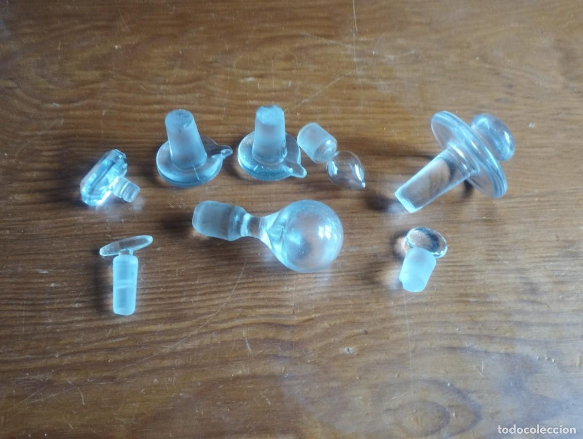 Antig&uuml;edades: Tapones de vidrio esmerilado (o juntas de vidrio)