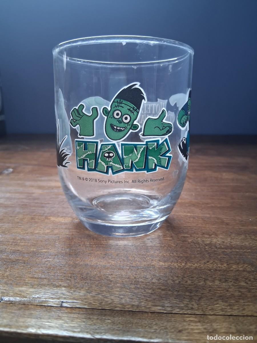Antig&uuml;edades: Vaso grande de cristal nocilla dibujos animados Idilia Foods Hotel Transylvania Hank