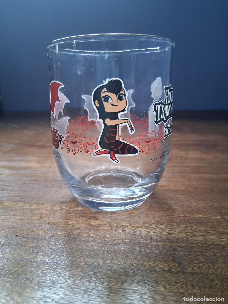 Antig&uuml;edades: Vaso grande de cristal nocilla dibujos animados Idilia Foods Hotel Transylvania Mavis