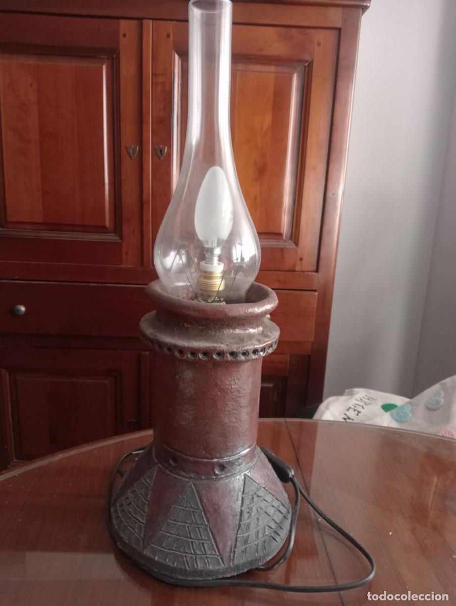 Antig&uuml;edades: Quinque el&eacute;ctrico ( luz con interruptor) - Foto 1