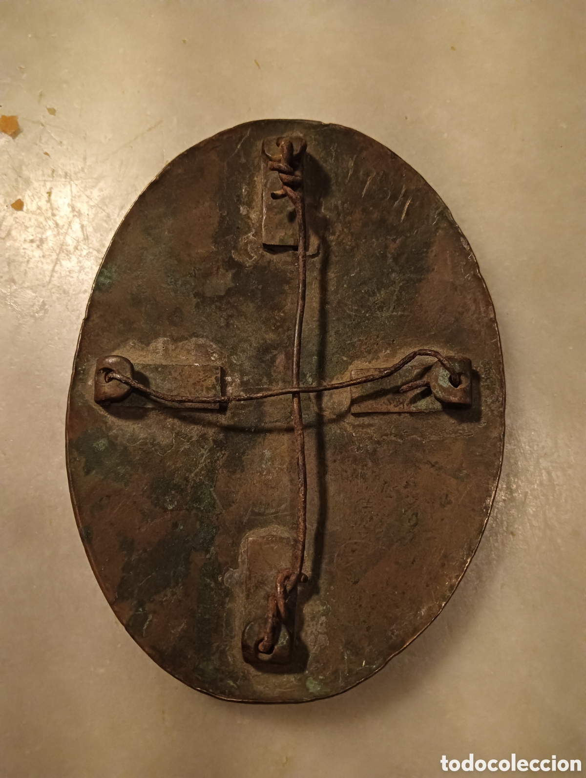 Antig&uuml;edades: Placa de guarda antigua de montijoj - Foto 2