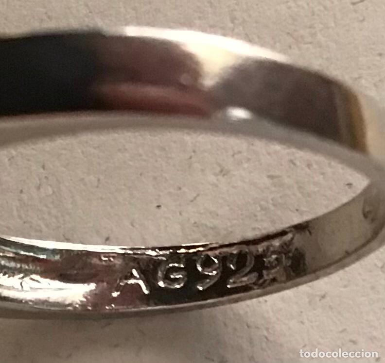 Antig&uuml;edades: ANILLO DE PLATA Y CIRCONIO - Foto 3