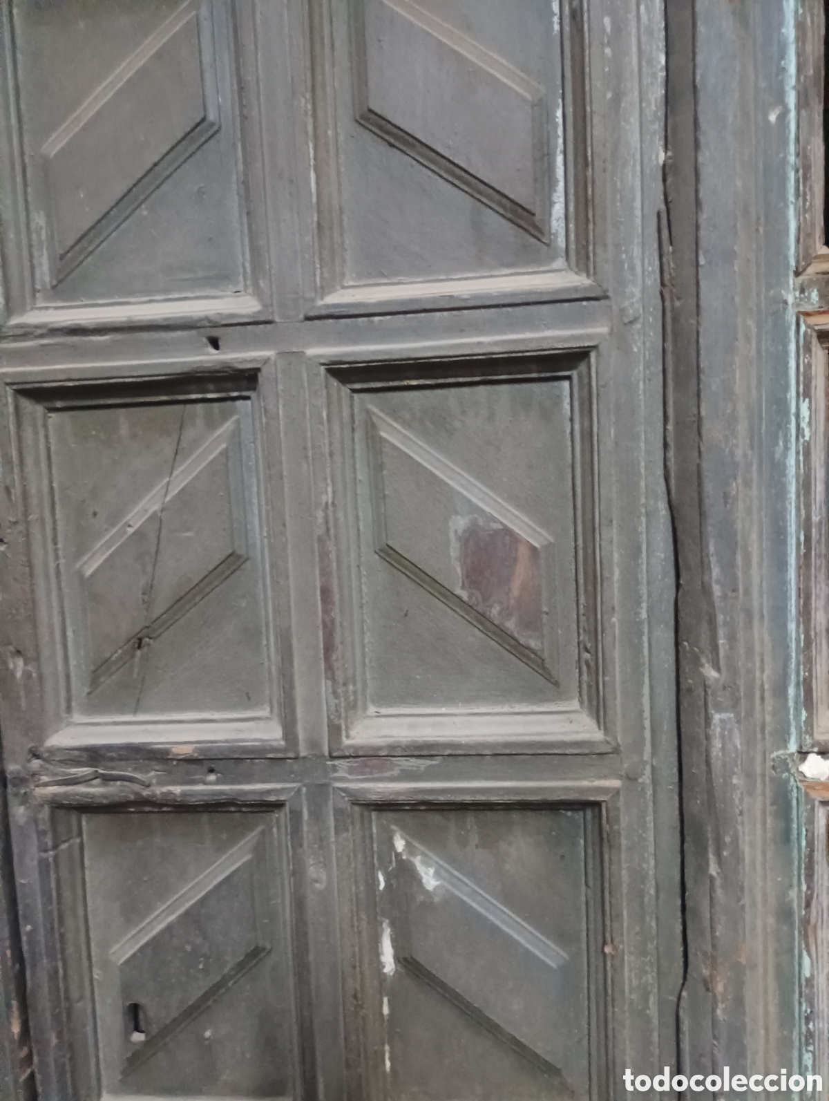 Antig&uuml;edades: Puerta antigua de madera - Foto 3