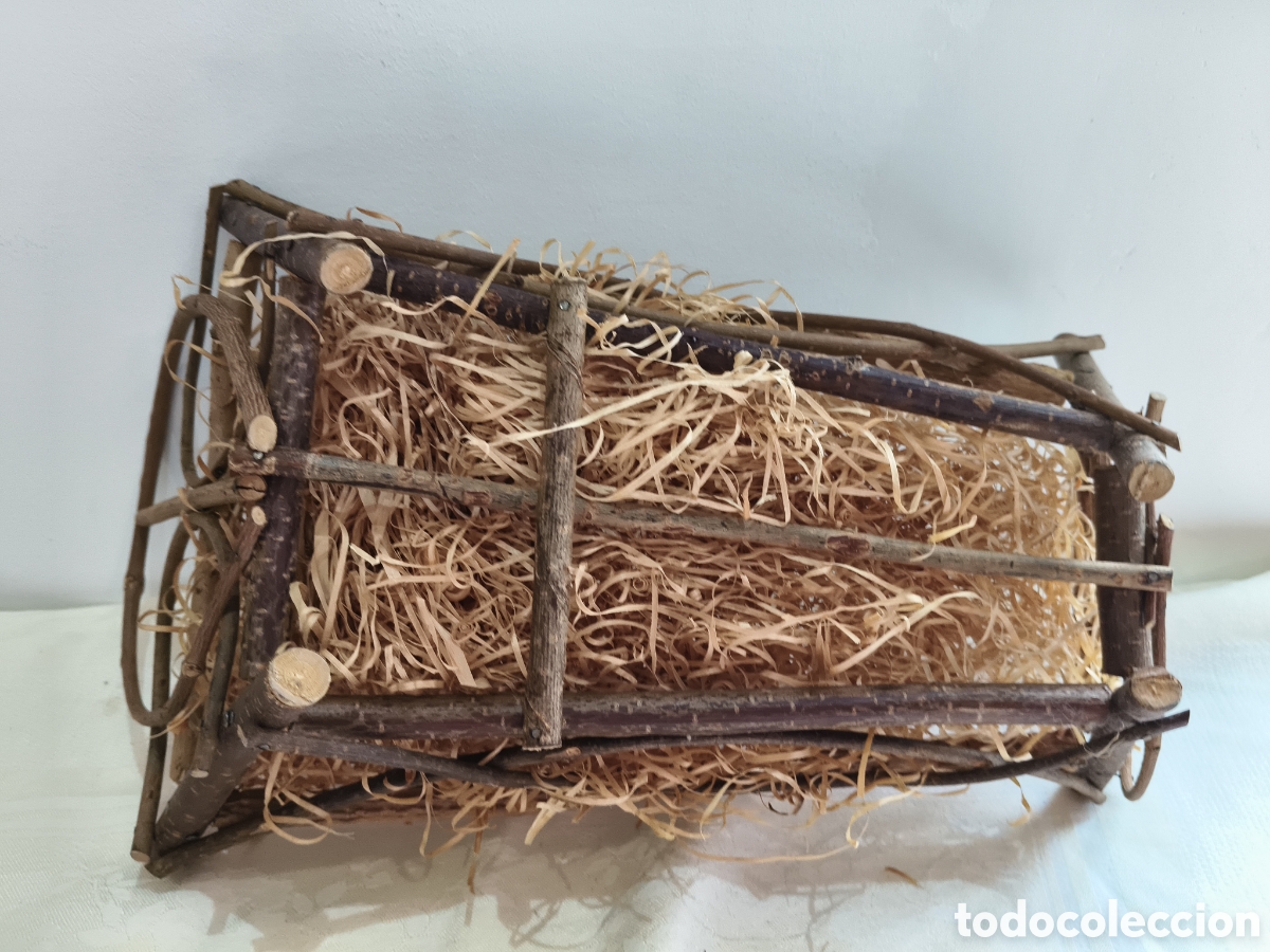 Antig&uuml;edades: Cuna de morera para ni&ntilde;o Jesus - Foto 4