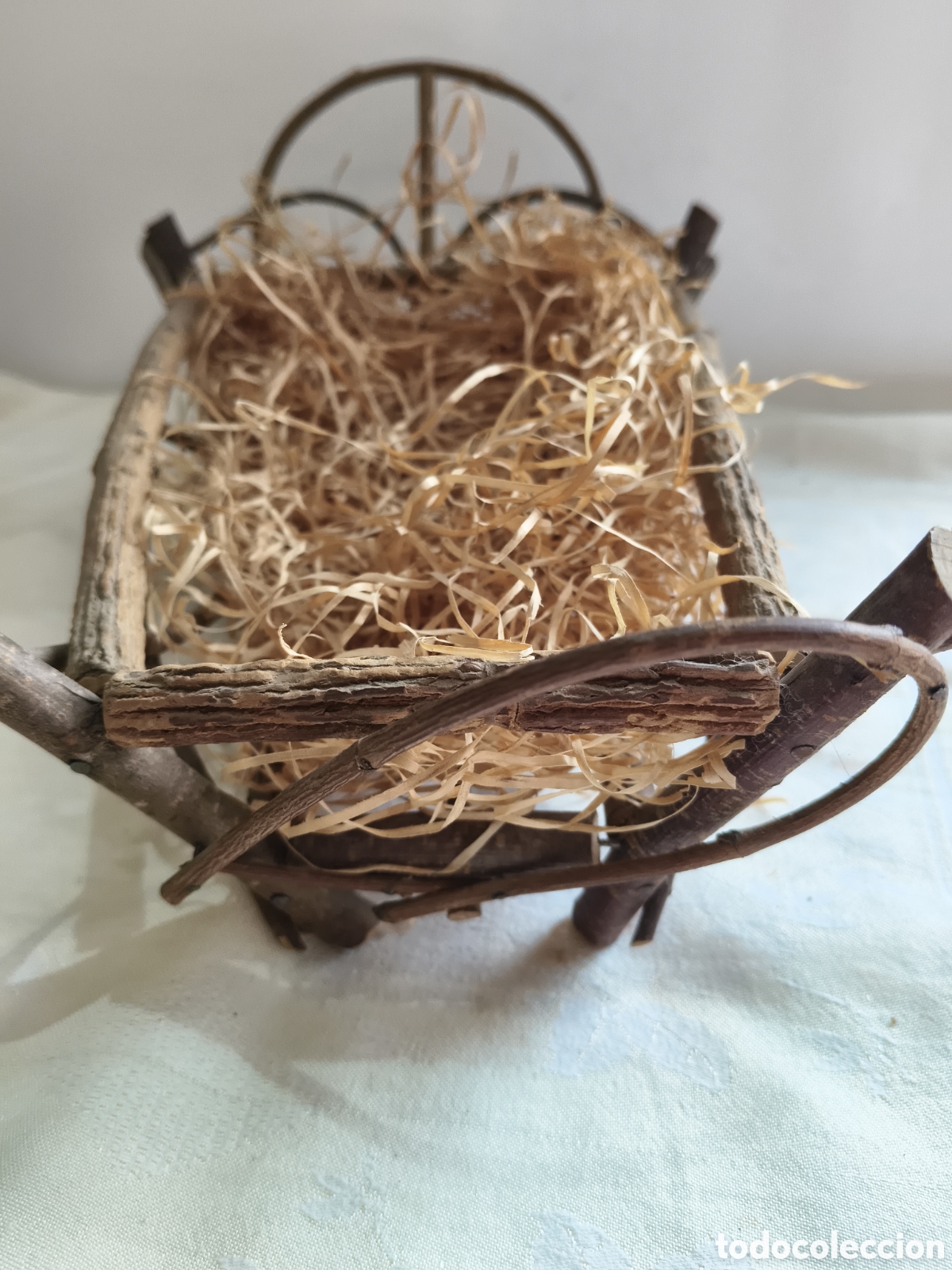 Antig&uuml;edades: Cuna de morera para ni&ntilde;o Jesus - Foto 5