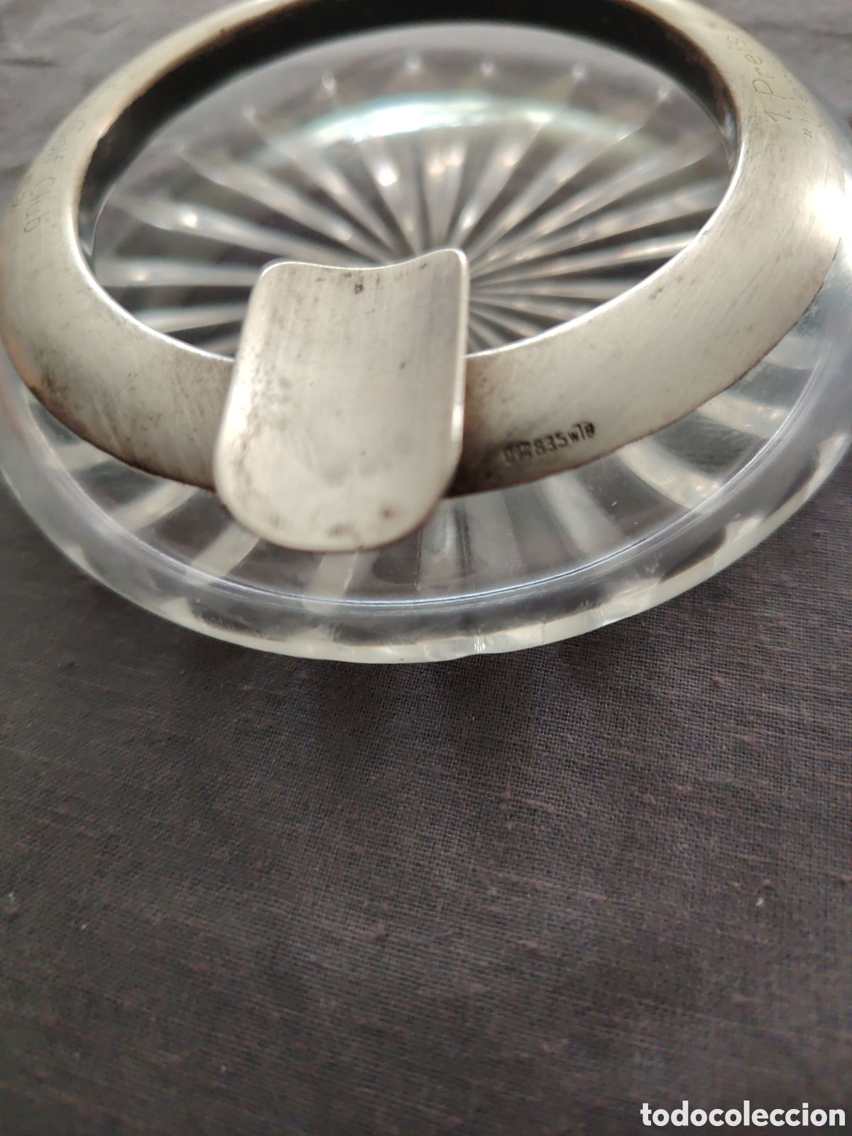 Antig&uuml;edades: CENICERO DE PLATA ANTIGUO - Foto 8