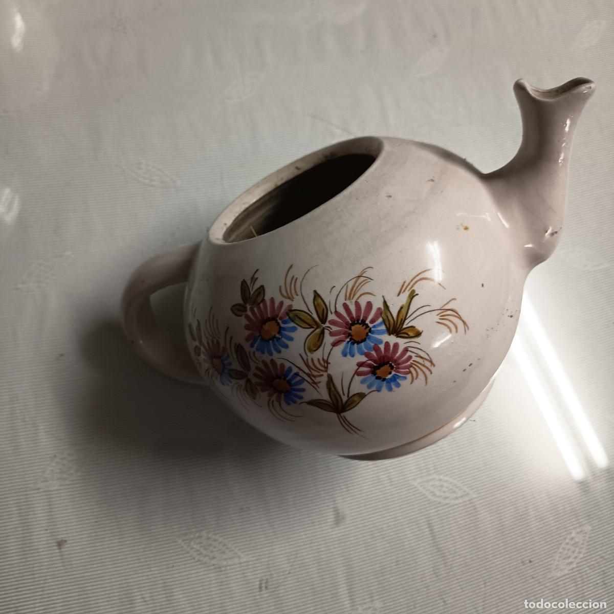 Antig&uuml;edades: Tetera de cer&aacute;mica vintage - Foto 3