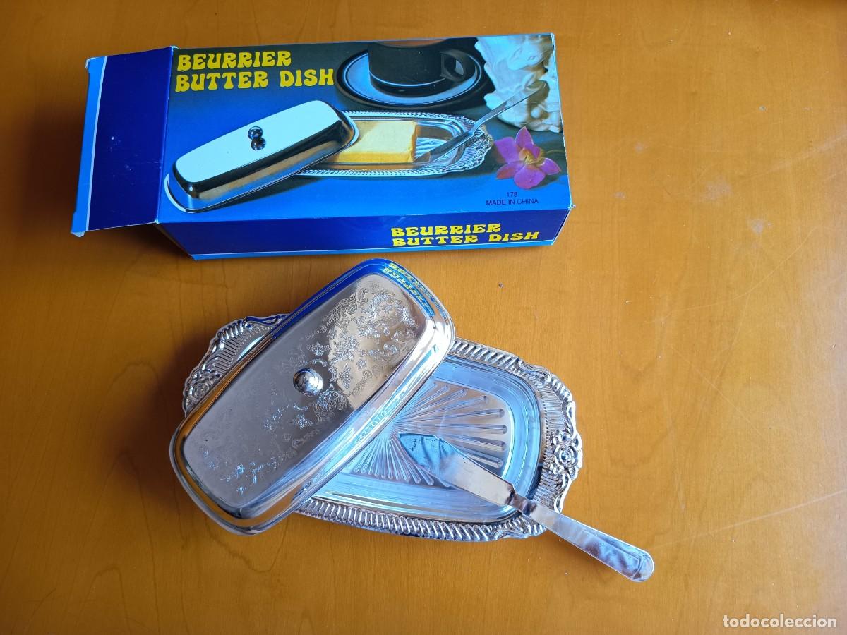 Antig&uuml;edades: Mantequera de alpaca