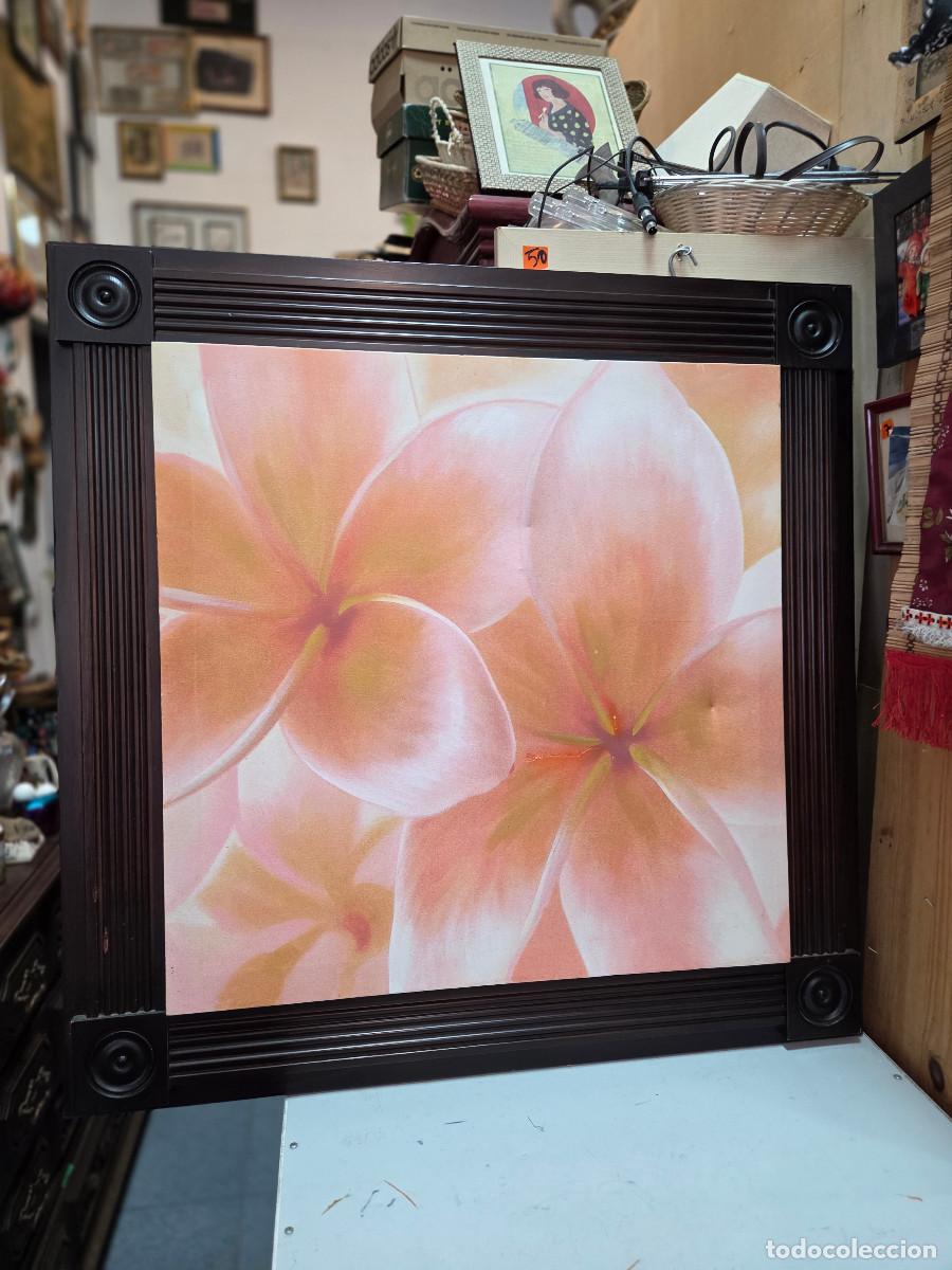 Antig&uuml;edades: litografia conb marco madera