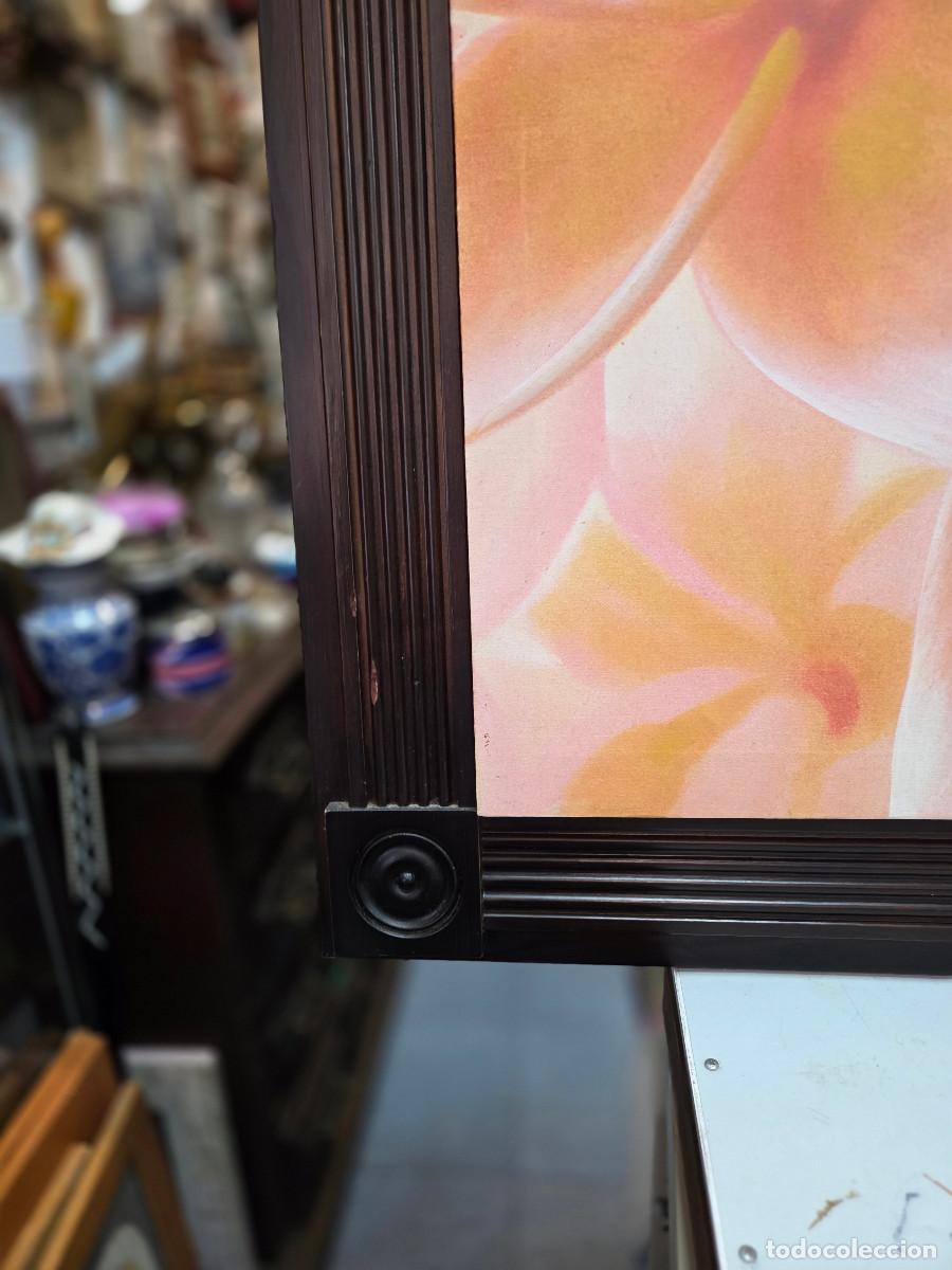 Antig&uuml;edades: litografia conb marco madera - Foto 3
