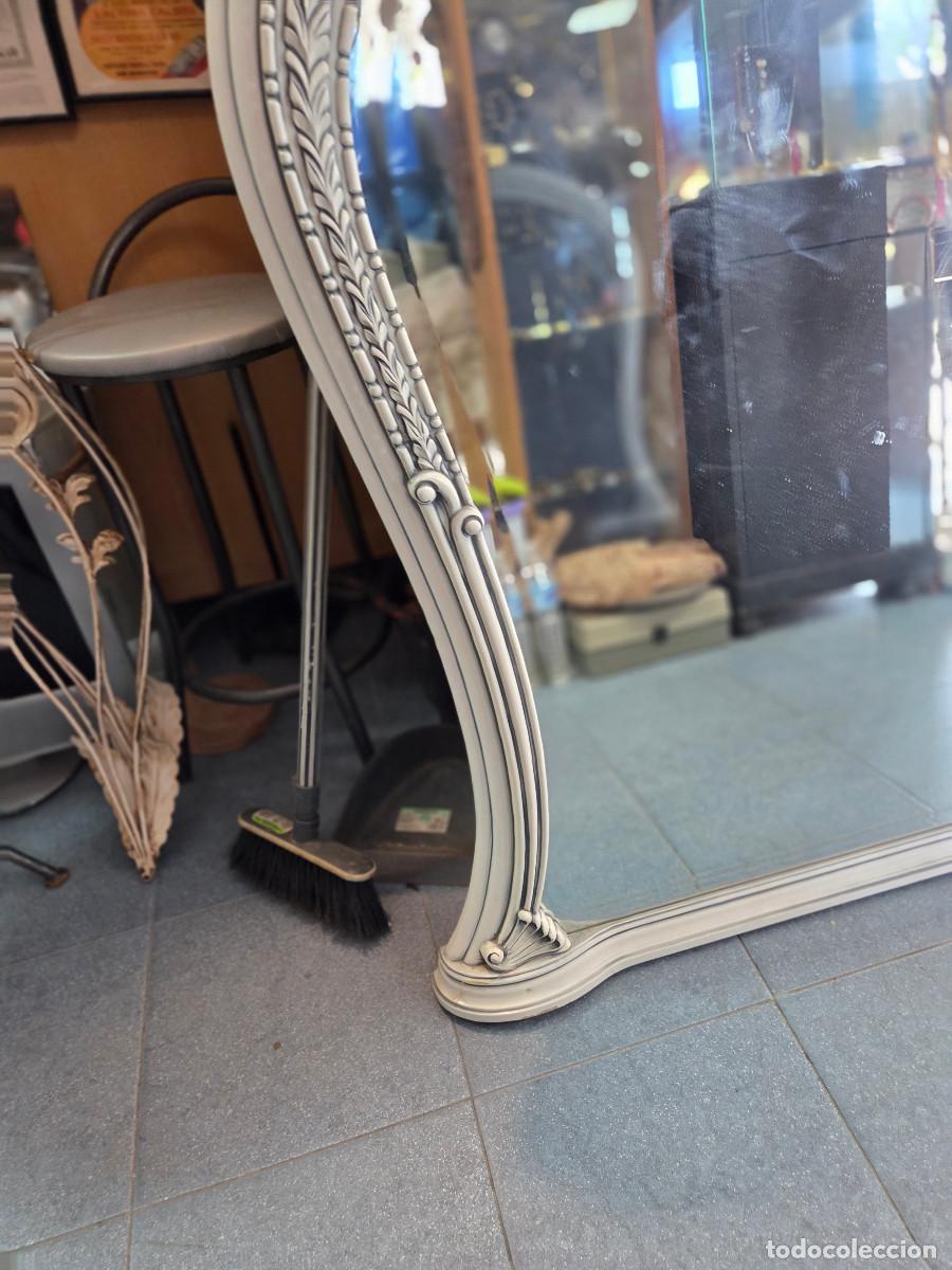 Antig&uuml;edades: espejo de madera de roble - Foto 2