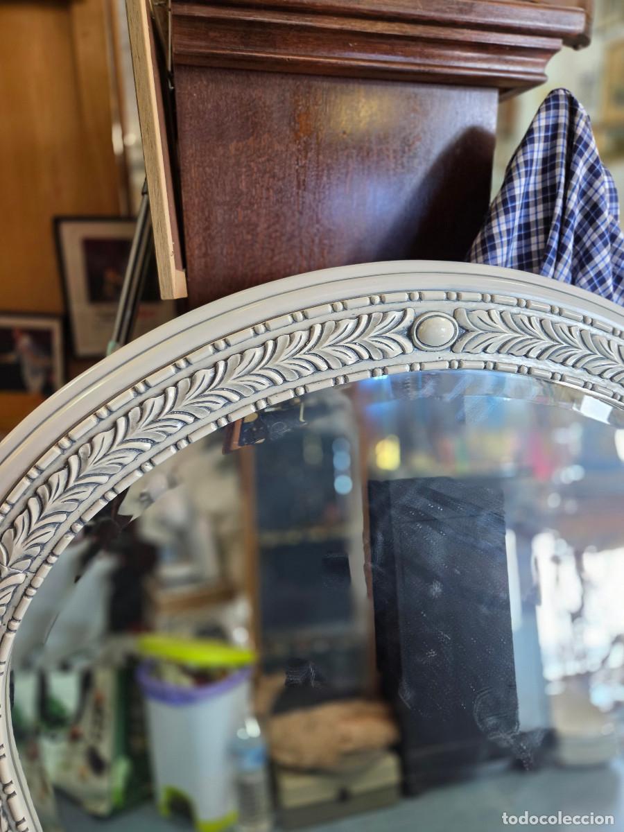 Antig&uuml;edades: espejo de madera de roble - Foto 4
