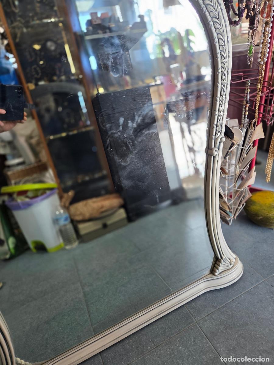 Antig&uuml;edades: espejo de madera de roble - Foto 5