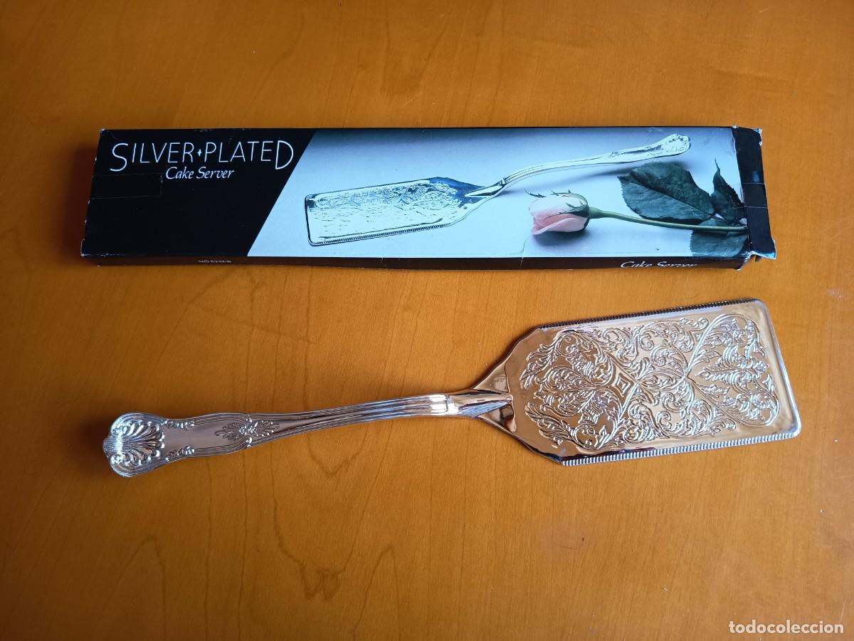 Antig&uuml;edades: Esp&aacute;tula de mesa, de alpaca