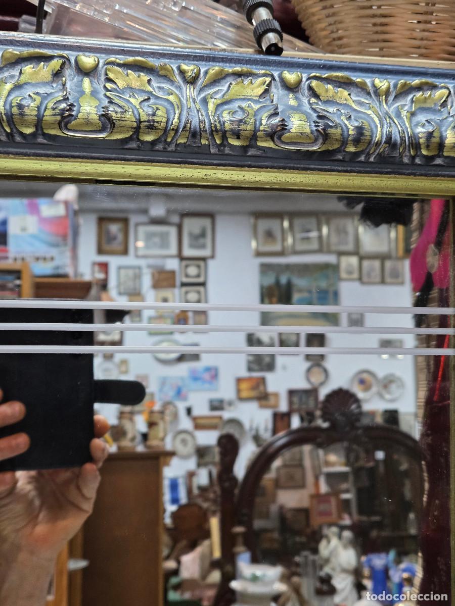 Antig&uuml;edades: espejo de madera tallada - Foto 8