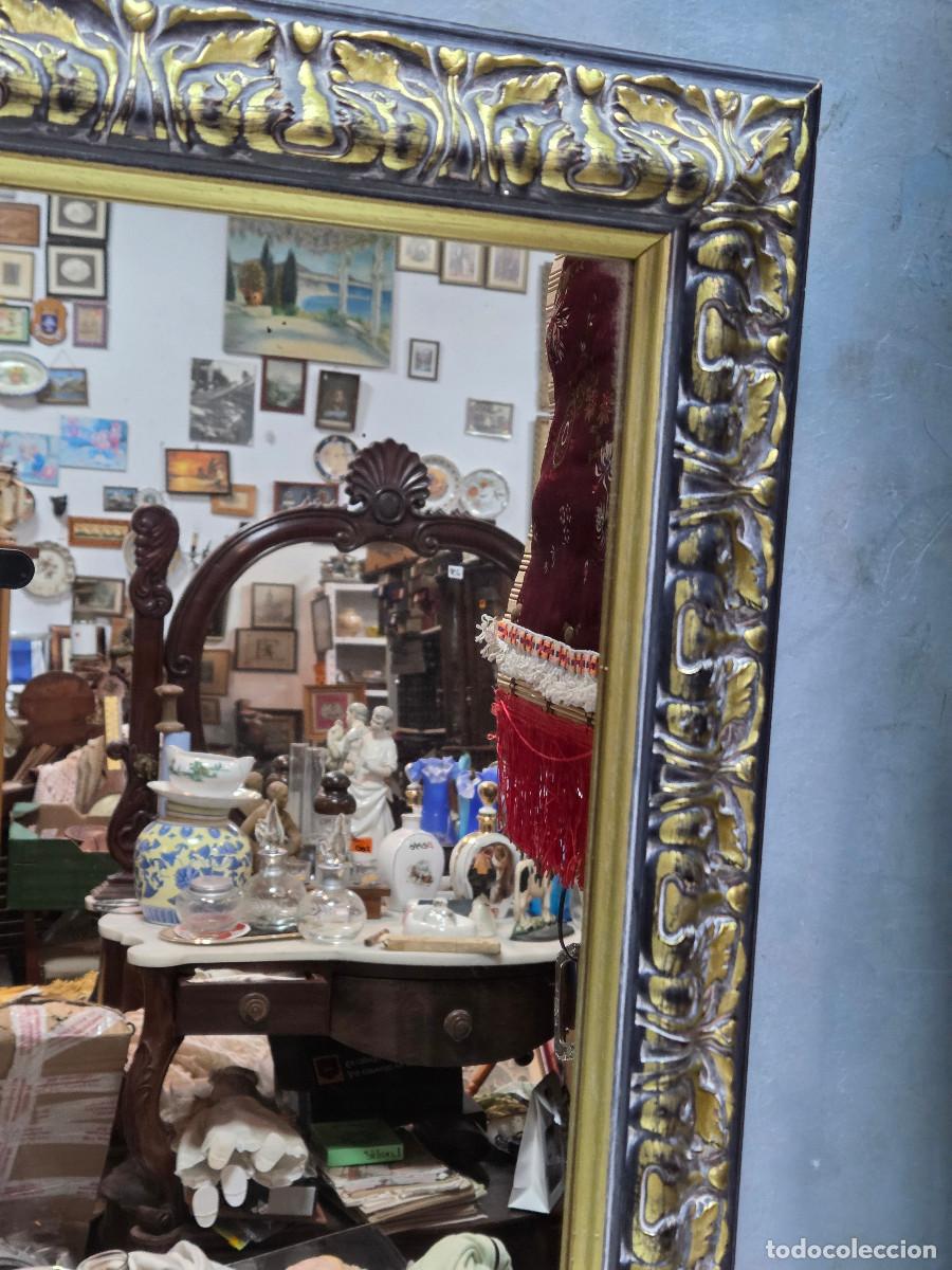 Antig&uuml;edades: espejo de madera envejecida - Foto 4